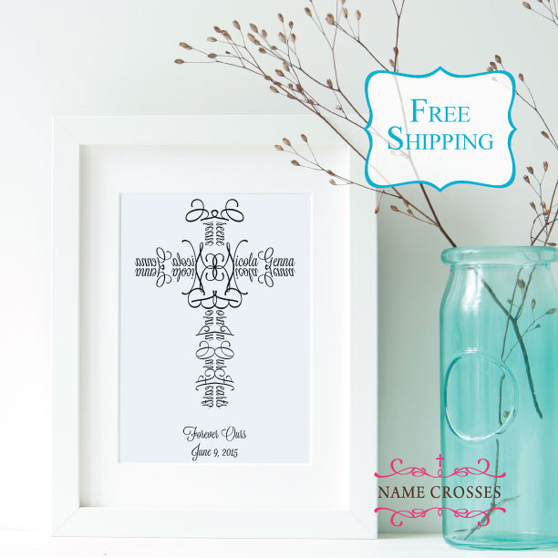 Adoption Cross gift by Name Crosses - www.namecrosses.com