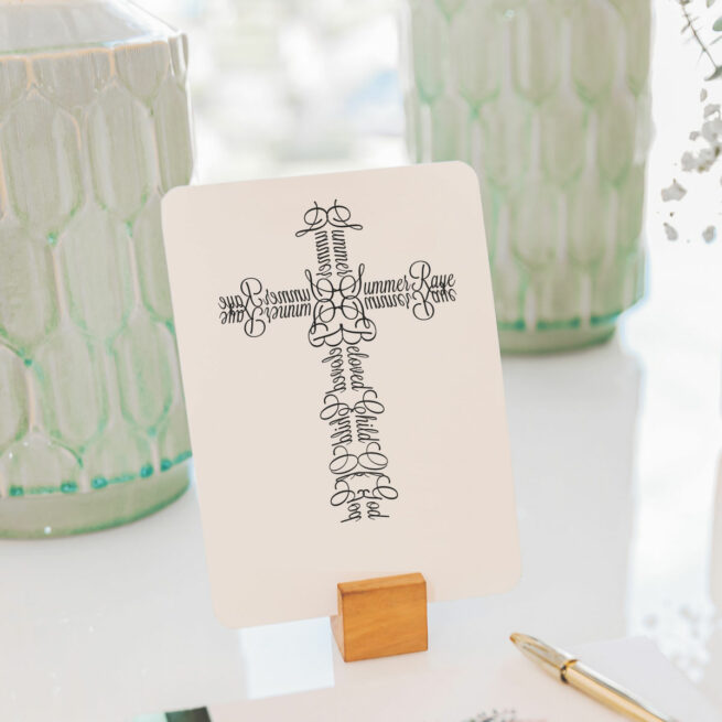 Personalized Baptism Cross by Name Crosses