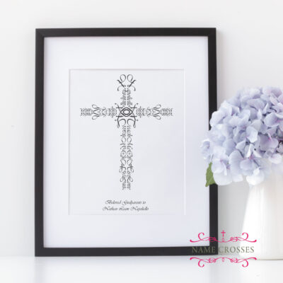 Name Cross for Godparents